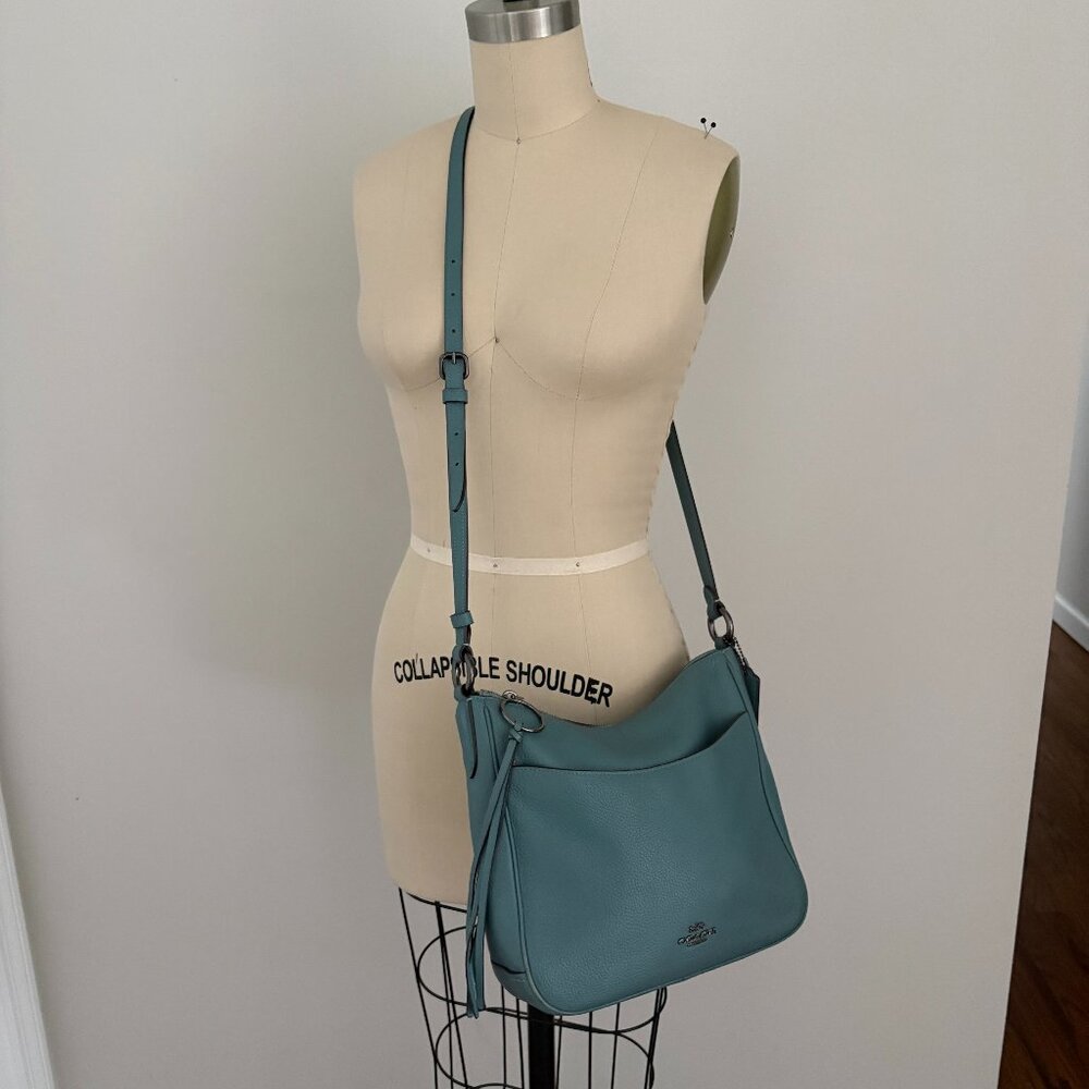 Coach Chaise Crossbody in Polished Pebble Leather Marine Classic Luxury - Picture 1 of 13